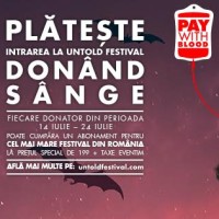 UNTOLD Festival: rezultatele campaniei Pay with Blood